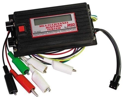 MSD Ignition MSD8996 Multi-Channel Digital Ignition Tester 4/6/8 Cyl Lcd Display 8996