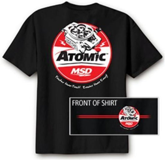 MSD Ignition MSD95125 T-Shirt Atomic Black Large Power Tour