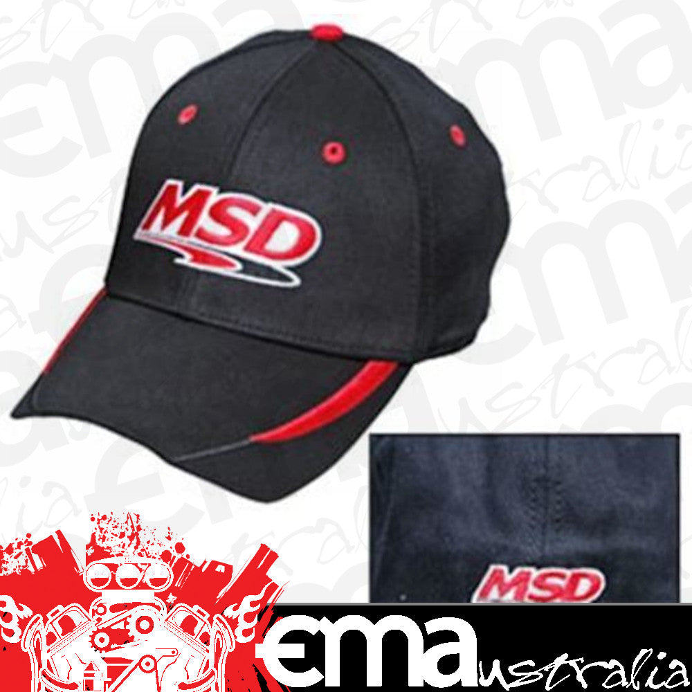 MSD Ignition MSD95191 Cap Baseball Logo Black Flexfit