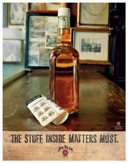 Metal Sign MSI-1066 Jim Beam Sign