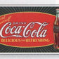 Metal Sign MSI-1131 Coca-Cola Coke Starburst Bottle