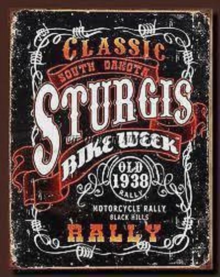 Metal Sign MSI-1396 Sturgis Classic Rally 16" x 12.5"