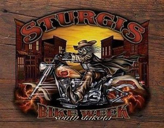 Metal Sign MSI-1398 Sturgis Wild Bill 05 16" x 12.5"