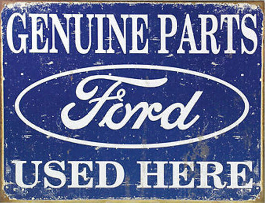 Metal Sign MSI-1422 Ford Genuine Parts 16" x 12.5"
