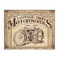 Metal Sign MSI-1842 Vintage Motor Works Height 12.5" Width 16"