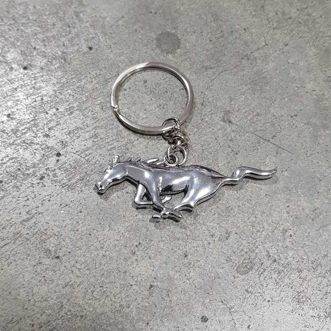 Engine Master Australia MUSTANG2020 Chrome Ford Mustang Galloping Horse Keyring Key Chain 2016 2017 2018 2019 2020