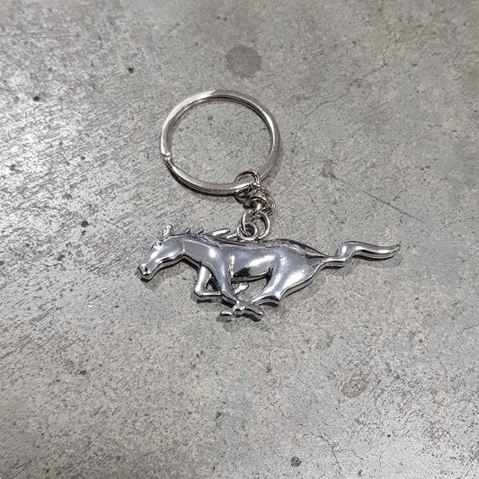 Engine Master Australia MUSTANG2020 Chrome Ford Mustang Galloping Horse Keyring Key Chain 2016 2017 2018 2019 2020