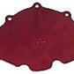Meziere MZWP112R Meziere Electric Water Pump Backing Plate suit Early Ford SB 289W Red