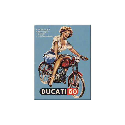 Nostalgic-Art 5114118 Magnet Ducati pin Up
