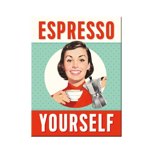 Nostalgic-Art 5114350 Magnet Espresso Yourself