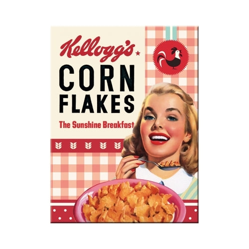 Nostalgic-Art 5114368 Magnet Kelloggs - Girl Corn Flakes Collage
