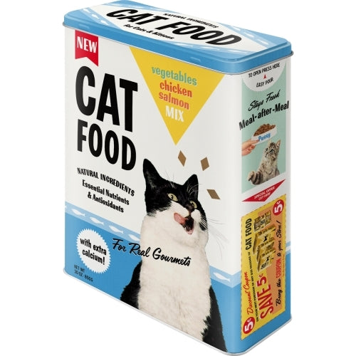 Nostalgic-Art 5130320 Tin Box XL Cat Food