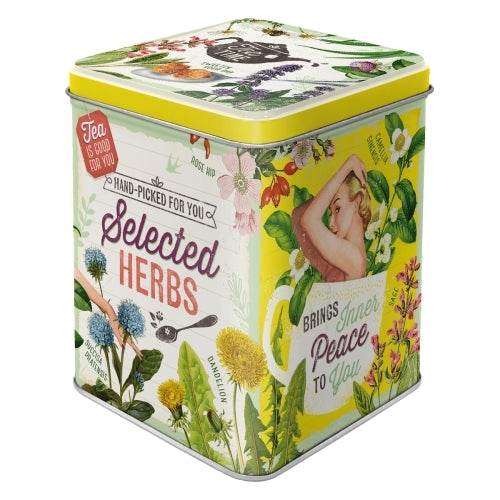 Nostalgic-Art 5131311 Tea Tin Selected Herbs