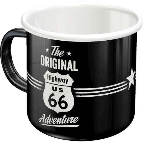 Nostalgic-Art 5143204 Enamel Mug Route 66 Adventure