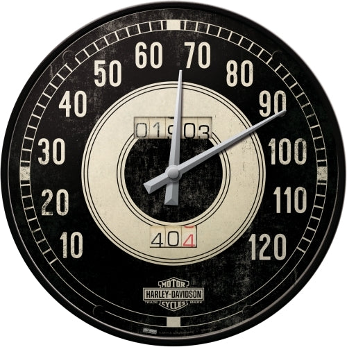 Nostalgic-Art 5151084 Wall Clock Harley-Davidson Speedo