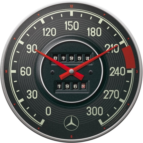 Nostalgic-Art 5151091 Wall Clock Mercedes-Benz Speedo