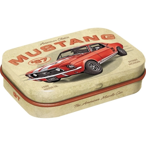 Nostalgic-Art 5181430 Mint Box Ford Mustang GT 1967 Red