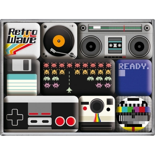 Nostalgic-Art 5183070 Magnet Set Retro Wave