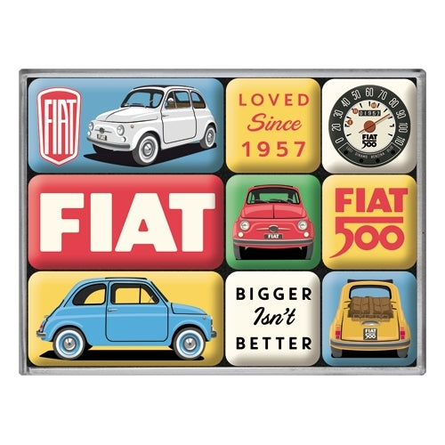 Nostalgic-Art 5183121 Magnet Set FIAT
