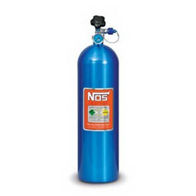 Nitrous Oxide (NOS) NOS14750-SHF-GNOS Nitrous Bottle 15 lb. Electric Blue