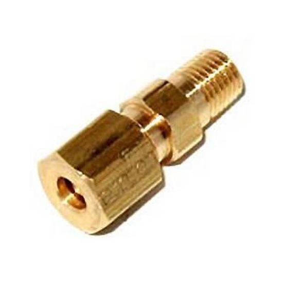 Nitrous Oxide (NOS) NOS16431 Brass Compression Fitting 1/16" NPT X 3/16" Tube 16431