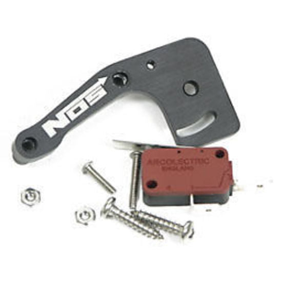 Nitrous Oxide (NOS) NOS16512 Billet Microswitch Bracket Kit 4150 & 4150HP Black Anodized