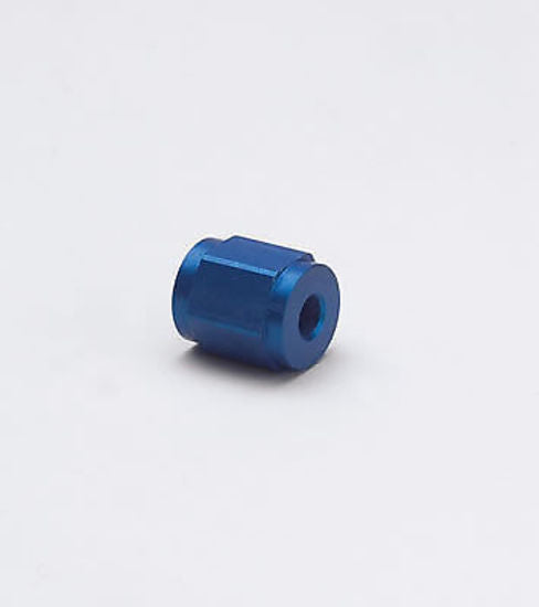 Nitrous Oxide (NOS) NOS17550 Tube Nut -4 An 1/4" Tube Aluminium Blue Anodized 17550