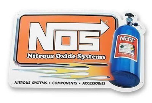 Nitrous Oxide (NOS) NOS19327 Metal Sign 24" Long X 14" High