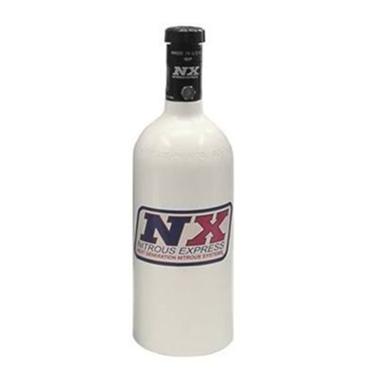 Nitrous Express NX11010 Nitrous Bottle 3.200'' 16 Oz. w/Motorcycle Valve 9.830'' Length