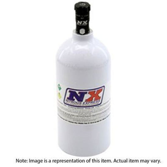 Nitrous Express NX11025P Nitrous Bottle Polished 2.5 lb Aluminum White (each)