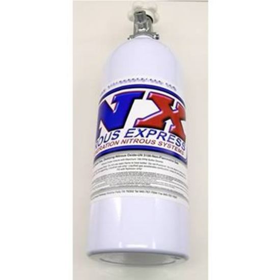 Nitrous Express NX11050 Nitrous Bottle 5.250'' 5 lb Aluminum 17.562'' Length White (each)