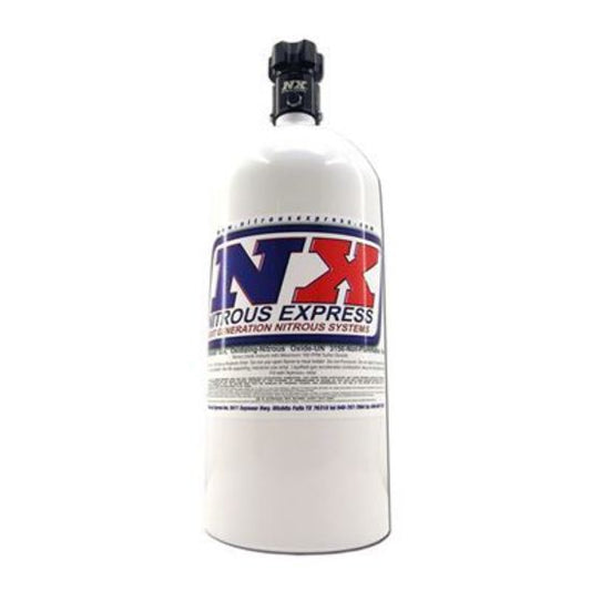 Nitrous Express NX11100 Nitrous Bottle 6.810'' 10 lb Aluminum 20.125'' Length White (each)