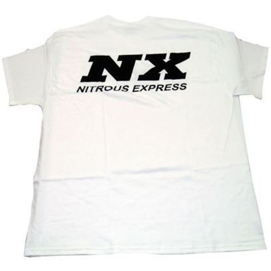 Nitrous Express NX1651-TSHIRT White w/ Black NX Logo Mens T-Shirt