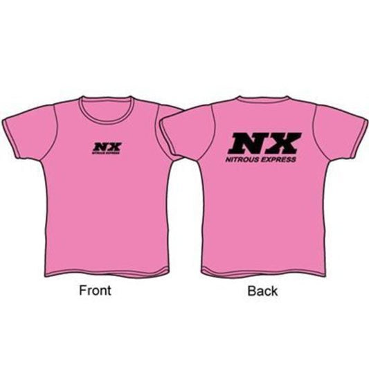 Nitrous Express NX1653-Shirt Pink w/ Black Logo T-Shirt