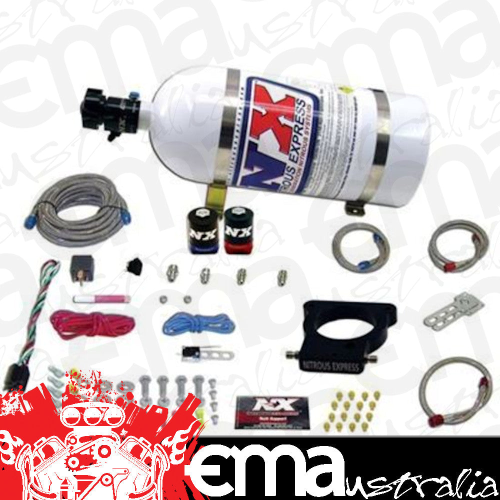 Nitrous Express NX20935-00 Ls 78mm 3-Bolt Plate System (50-350HP) w/out Bottle