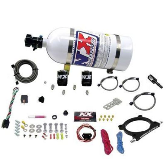 Nitrous Express NX20951-10 5.0 Coyote High Output Plate System (50-250HP) w/ 10lb Bottle