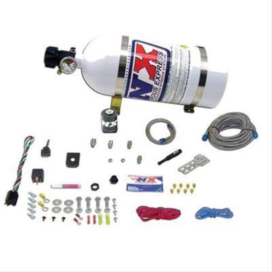 Nitrous Express NX21000-10 Dry Efi Single Nozzle System (35-150HP) Less Bottle