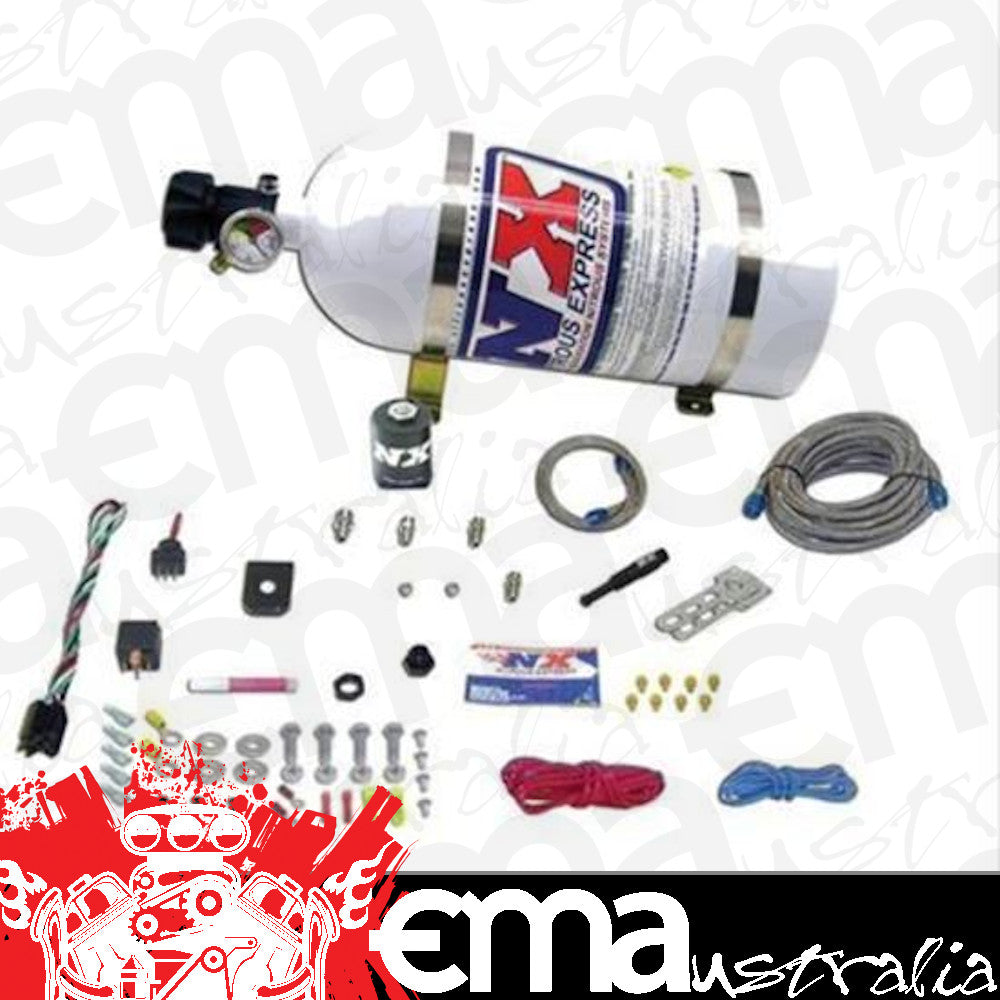 Nitrous Express NX21000-10 Dry Efi Single Nozzle System (35-150HP) Less Bottle