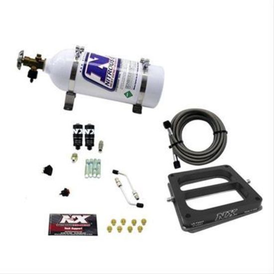 Nitrous Express NX40070-05 Nitrous System 5 lb Bottle Hitman Dominator 100-150-200 HP Kit