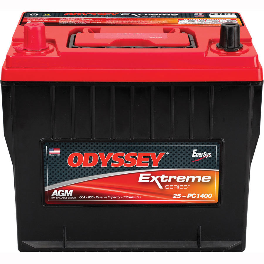 Odyssey OD25-PC1400 Agm Dry Cell Battery 850 Cca 240.3mm L X 173.7mm W X 220.7mm H