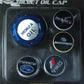 Autotecnica OIL2 Blue Billet Oil Cap w/ Logos to suit Most Japanese Models