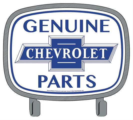 ORB-90160747 Genuine Chevrolet Parts Embossed Steel Coat Hook Sign