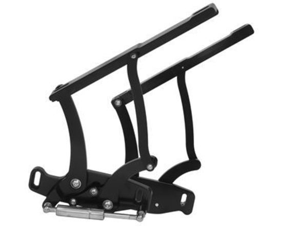 Proflow PFEBHFD01BK Bonnet Hinge Kit Billet Aluminium For Ford Mustang 64-66 Black