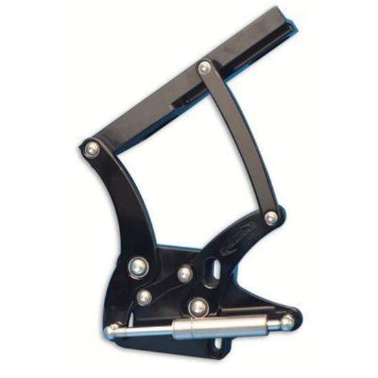 Proflow PFEBHFD02BK Bonnet Hinge Kit Billet Aluminium For Ford Mustang 67-69 Black