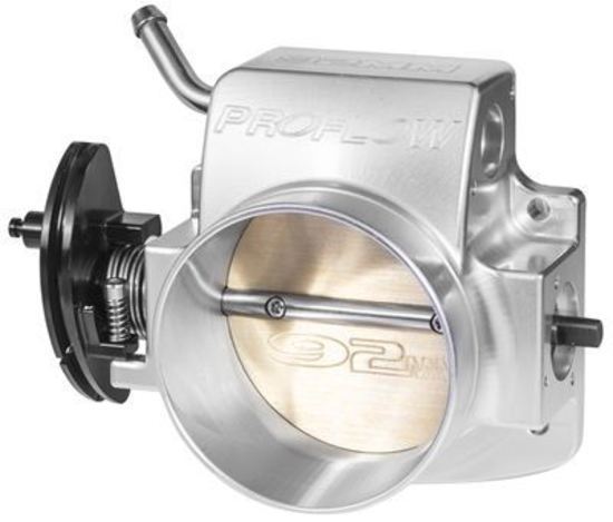 Proflow PFETBLS92 Throttle Body 92mm Bore Size MPI For Holden Commodore LS Engines Billet Aluminium Natural