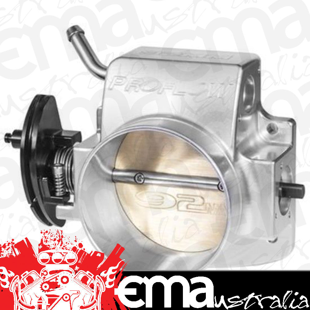 Proflow PFETBLS92 Throttle Body 92mm Bore Size MPI For Holden Commodore LS Engines Billet Aluminium Natural
