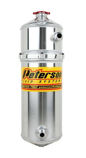 Peterson PFS08-0828 Sprint Car Dry Sump Oil Tank 2.5 Gal 9.50 L Dual Return