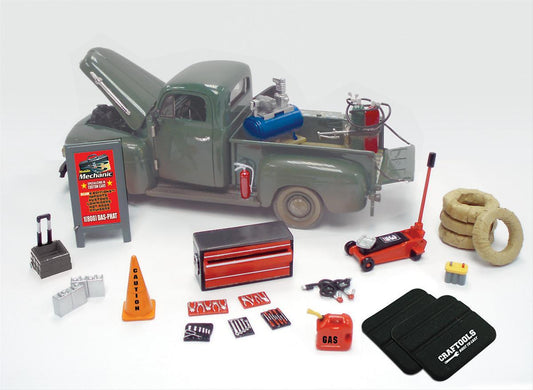 Phoenix Toys PHT-18415 Die-Cast Mobile Mechanic Accessory Set 1:24 Scale