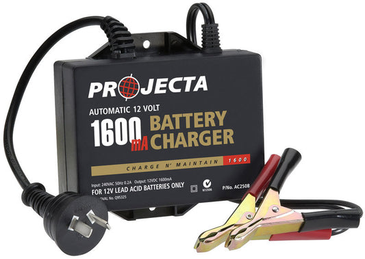 Projecta PJAC250B Automatic 12 Volt 1600Ma Battery Charge N' Maintain