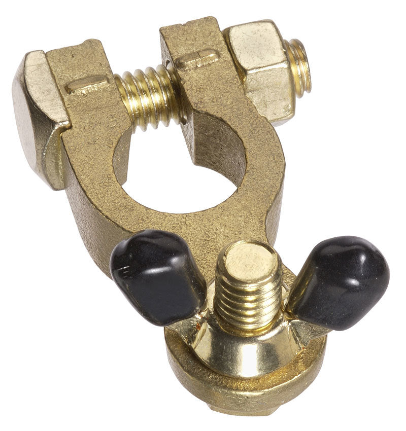 Projecta PJBT14-N1 Brass Battery Terminal - Negative 5/16" 8mm Wing Nut Style